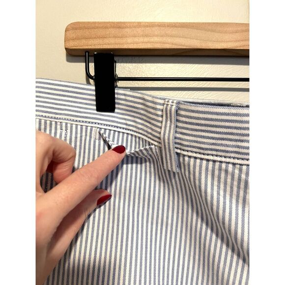 NWT J.Crew Men's 10.5" Shorts in Blue Stripe Catalina Waist 32 - Picture 6 of 12